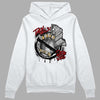 Jordan 13 Retro Playoffs DopeSkill Hoodie Sweatshirt Takin No L's Graphic Streetwear - White 