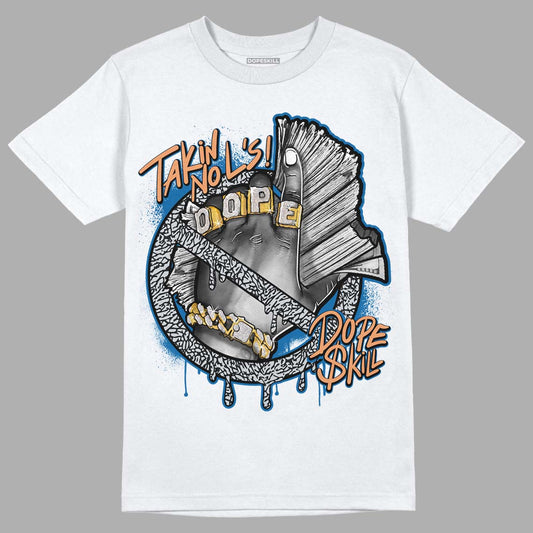 Jordan 3 Retro Wizards DopeSkill T-Shirt Takin No L's Graphic Streetwear - White