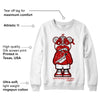 AJ 6 “Red Oreo” DopeSkill Sweatshirt Sneaker Bear Graphic