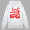 Cherry 11s DopeSkill Hoodie Sweatshirt LOVE Graphic - White