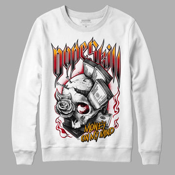 Cardinal 7s DopeSkill Sweatshirt Money On My Mind Graphic - White 