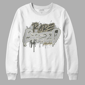 Jordan 4 Retro SE Craft Photon Dust DopeSkill Sweatshirt Rare Breed Graphic Streetwear  - White