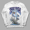 UNC 6s DopeSkill Long Sleeve T-Shirt Stay High Graphic - White 