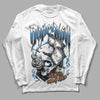 Jordan 3 Retro Wizards DopeSkill Long Sleeve T-Shirt Money On My Mind Graphic Streetwear - White