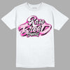 Triple Pink Dunk Low DopeSkill T-Shirt Rare Breed Type Graphic - White 