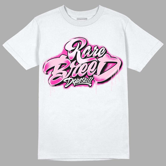 Triple Pink Dunk Low DopeSkill T-Shirt Rare Breed Type Graphic - White 