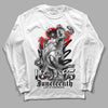 Jordan 1 High 85 Black White DopeSkill Long Sleeve T-Shirt Juneteenth  Graphic Streetwear  - White 