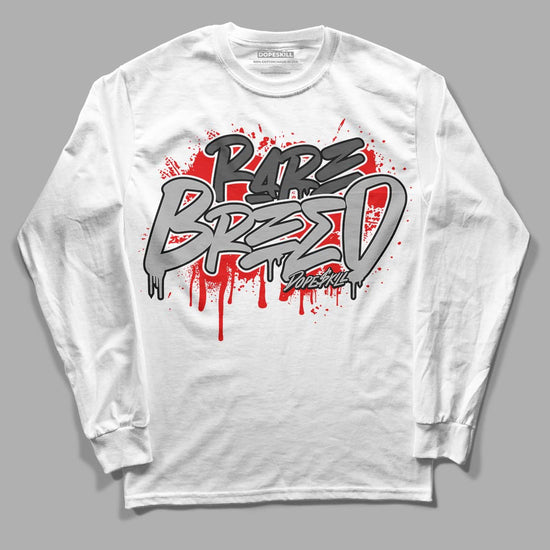 Jordan 5 Retro P51 Camo DopeSkill Long Sleeve T-Shirt Rare Breed Graphic Streetwear - White 