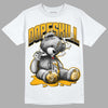 Goldenrod Dunk DopeSkill T-Shirt Sick Bear Graphic - White 