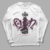 Dunk Low Night Maroon and Medium Soft Pink DopeSkill Long Sleeve T-Shirt Queen Chess Graphic Streetwear - White