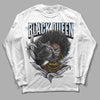 Jordan 11 Retro Low Cement Grey DopeSkill Long Sleeve T-Shirt New Black Queen Graphic Streetwear - White