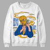 Dunk Blue Jay and University Gold DopeSkill Sweatshirt Money Is The Motive Graphic Streetwear - White