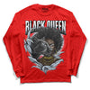 Cherry 11s DopeSkill Varsity Red Long Sleeve T-Shirt New Black Queen Graphic