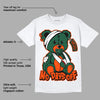 Dunk Low Team Dark Green Orange DopeSkill T-Shirt Hurt Bear Graphic