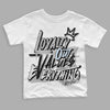 Black Metallic Chrome 6s DopeSkill Toddler Kids T-shirt LOVE Graphic - White