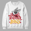 Jordan 7 Retro Cardinal DopeSkill Sweatshirt Juneteenth 1865 Graphic Streetwear - White