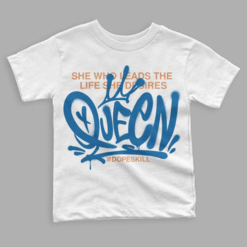 Jordan 3 Retro Wizards DopeSkill Toddler Kids T-shirt Queen Graphic Streetwear - White