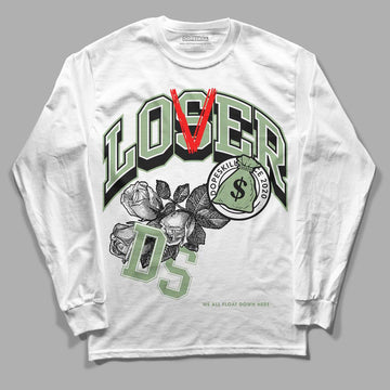 Jordan 4 Retro “Seafoam” DopeSkill Long Sleeve T-Shirt Loser Lover Graphic Streetwear  - White 