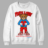 Fruity Pebbles Dunks DopeSkill Sweatshirt Fake Love Graphic - White