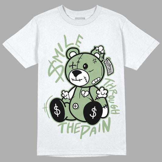 Seafoam 4s DopeSkill T-Shirt BEAN Graphic - White 