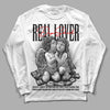 Jordan 1 High 85 Black White DopeSkill Long Sleeve T-Shirt Real Lover Graphic Streetwear - White 