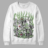 Jordan 4 Retro “Seafoam”  DopeSkill Sweatshirt Chillin Graphic Streetwear - White 