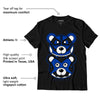 AJ 5 Racer Blue DopeSkill T-Shirt Leather Bear Graphic