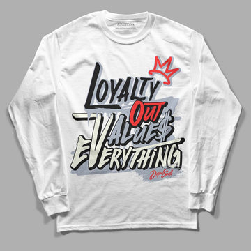 Jordan 3 Retro White Cement Reimagined DopeSkill Long Sleeve T-Shirt LOVE Graphic Streetwear - White