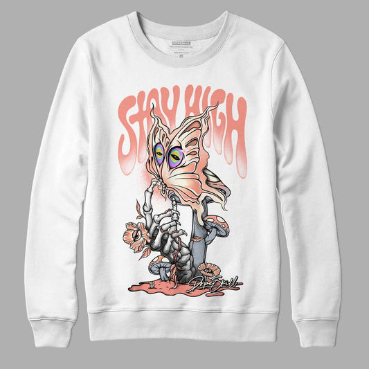 DJ Khaled x Jordan 5 Retro ‘Crimson Bliss’ DopeSkill Sweatshirt Stay High Graphic Streetwear - White 