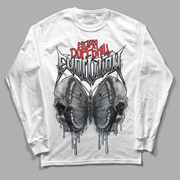 Jordan 3 Retro White Cement Reimagined DopeSkill Long Sleeve T-Shirt DopeSkill Evolution Graphic Streetwear - White 