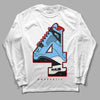 Travis Scott x Jordan 4 Retro 'Cactus Jack' DopeSkill Long Sleeve T-Shirt No.4 Graphic Streetwear  - White 