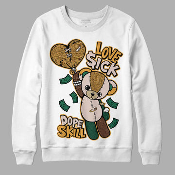 Safari Dunk Low DopeSkill Sweatshirt Love Sick Graphic - White 