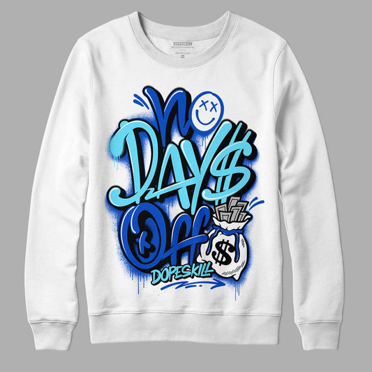 SB Dunk Argon DopeSkill Sweatshirt No Days Off Graphic - White 