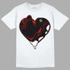 Playoffs 13s DopeSkill T-Shirt Heart Jordan 13 Graphic - White