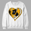 Goldenrod Dunk DopeSkill Sweatshirt Heart Jordan Graphic - White 