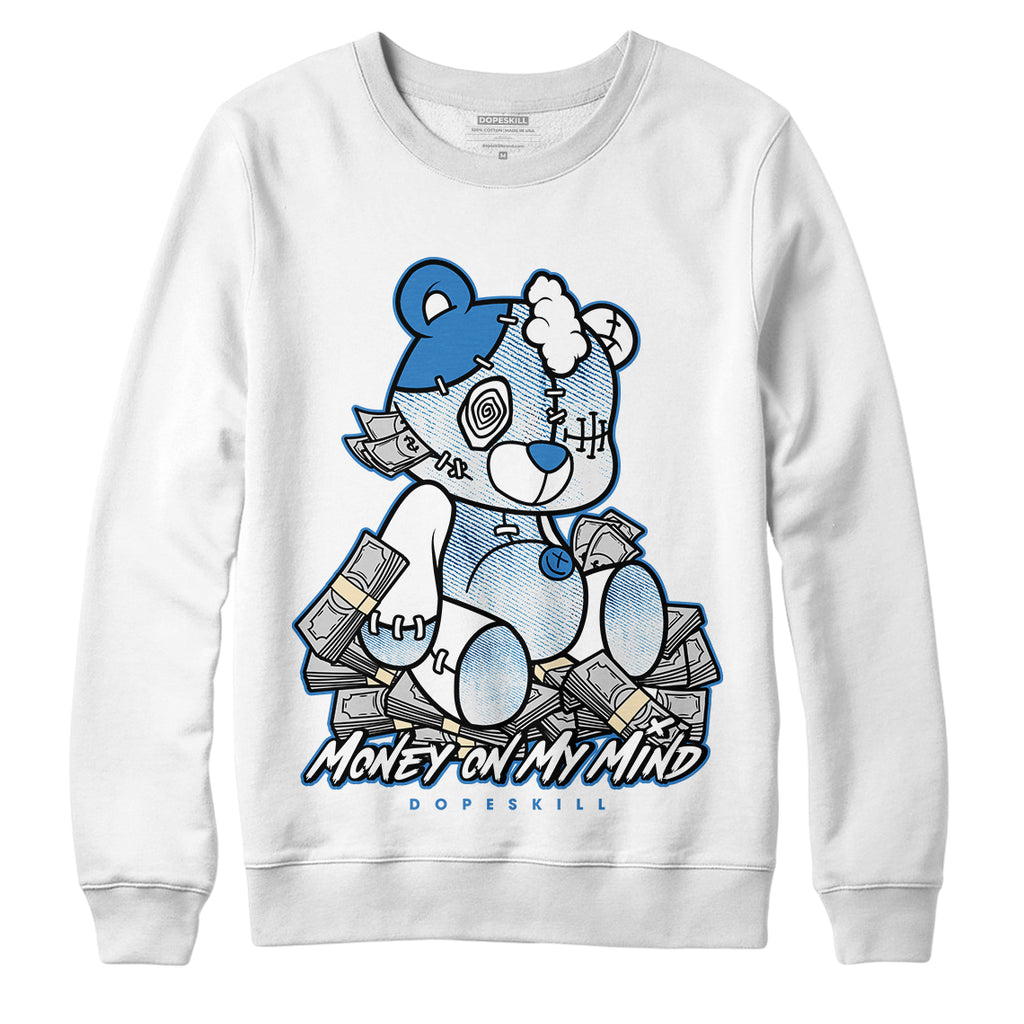 Jordan 6 Acid Wash Denim DopeSkill Sweatshirt MOMM Bear Graphic