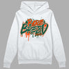 Dunk Low Team Dark Green Orange DopeSkill Hoodie Sweatshirt Rare Breed Graphic - White