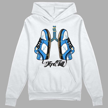 SB Dunk Low Homer DopeSkill Hoodie Sweatshirt Breathe Graphic - White