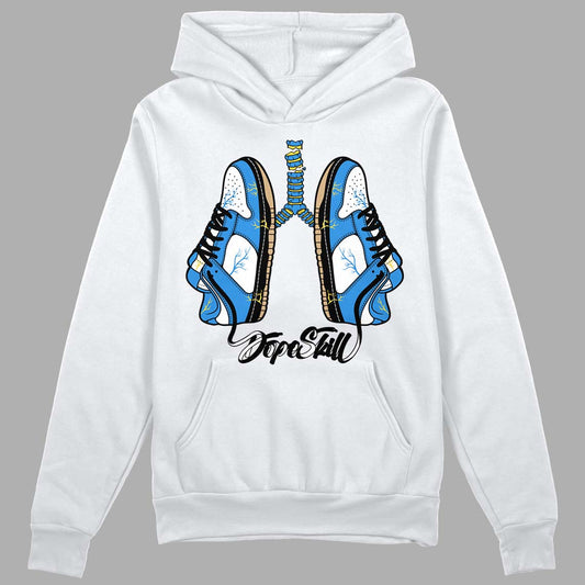 SB Dunk Low Homer DopeSkill Hoodie Sweatshirt Breathe Graphic - White