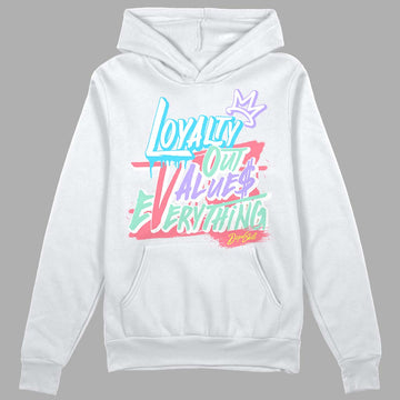 Candy Easter Dunk Low DopeSkill Hoodie Sweatshirt LOVE Graphic - White 