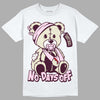 Dunk Low Night Maroon and Medium Soft Pink DopeSkill T-Shirt Hurt Bear Graphic Streetwear  - White