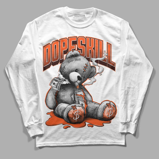Starfish 1s DopeSkill Long Sleeve T-Shirt Sick Bear Graphic _ White