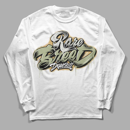 Jade Horizon 5s DopeSkill Long Sleeve T-Shirt Rare Breed Type Graphic - White