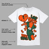 Dunk Low Team Dark Green Orange DopeSkill T-Shirt Love Sick Graphic