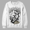 Jordan 4 Retro SE Craft Photon Dust DopeSkill Sweatshirt Money On My Mind Graphic Streetwear - White 