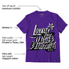 AJ 13 Court Purple DopeSkill Purple T-shirt LOVE Graphic