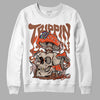 Desert Elephant 3s DopeSkill Sweatshirt Trippin Graphic - White