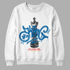 Jordan 4 Retro GS 'Messy Room' DopeSkill Sweatshirt King Chess Graphic Streetwear - White