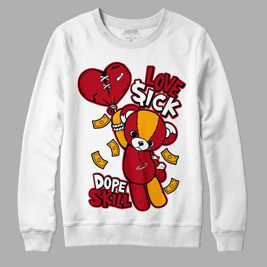 Cardinal 7s DopeSkill Sweatshirt Love Sick Graphic - White 