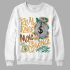 Safari Dunk Low DopeSkill Sweatshirt Real Ones Move In Silence Graphic - White 